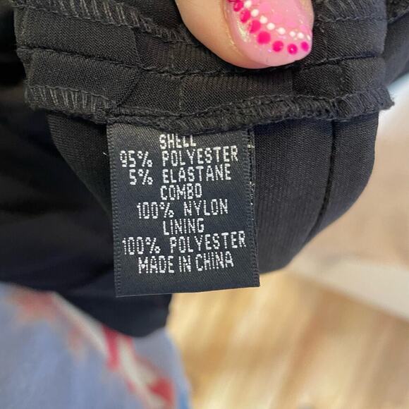 Adrianna Papell Woman evening dress 16W black tan lace - Picture 9 of 9